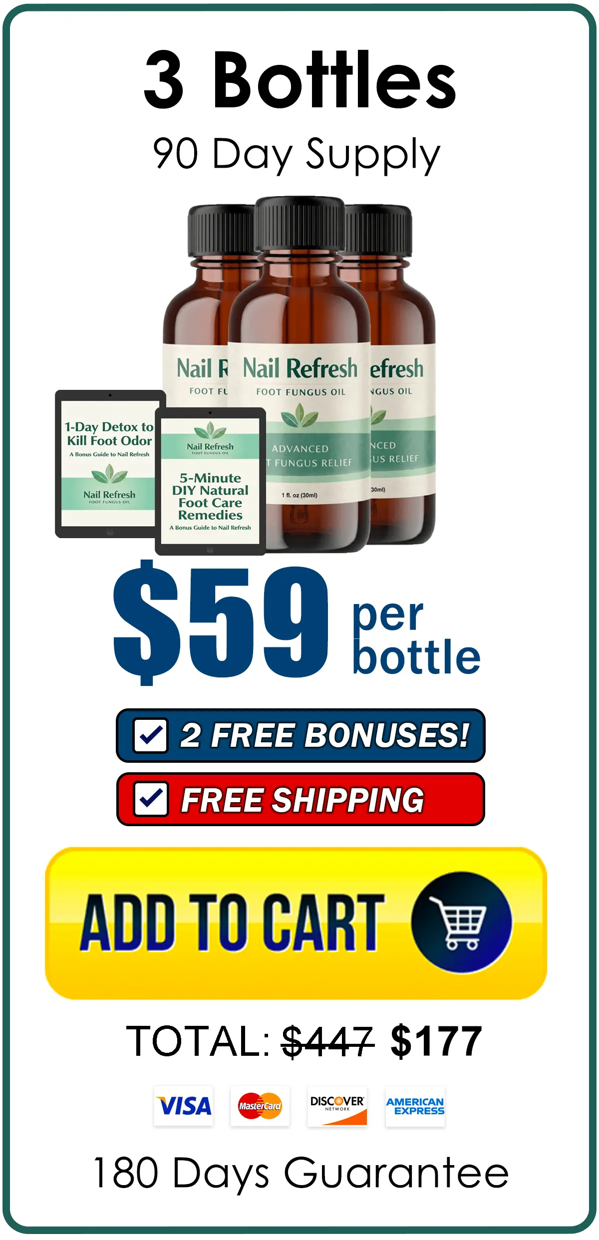 Nail Refresh three bottles order