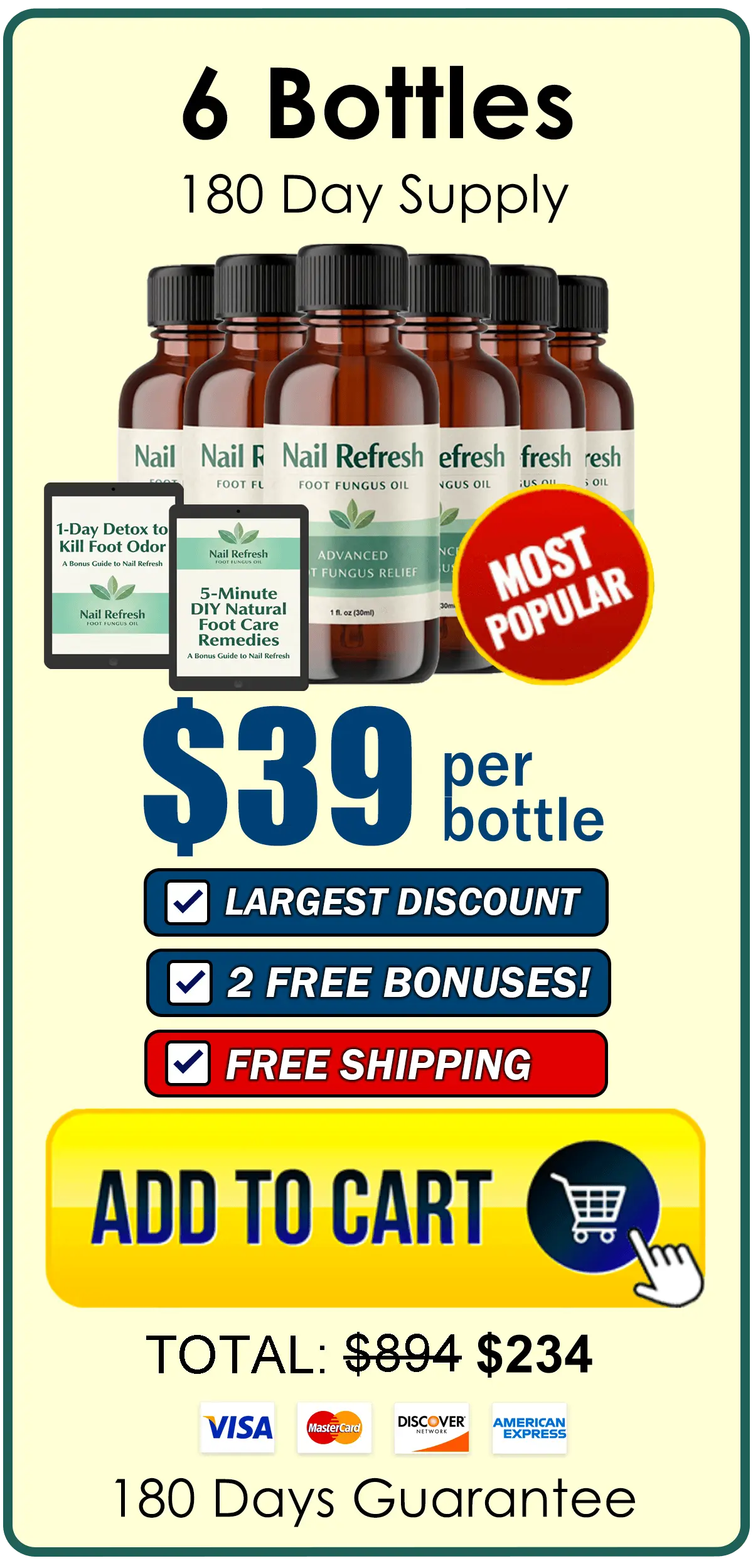 Nail Refresh 6 bottles